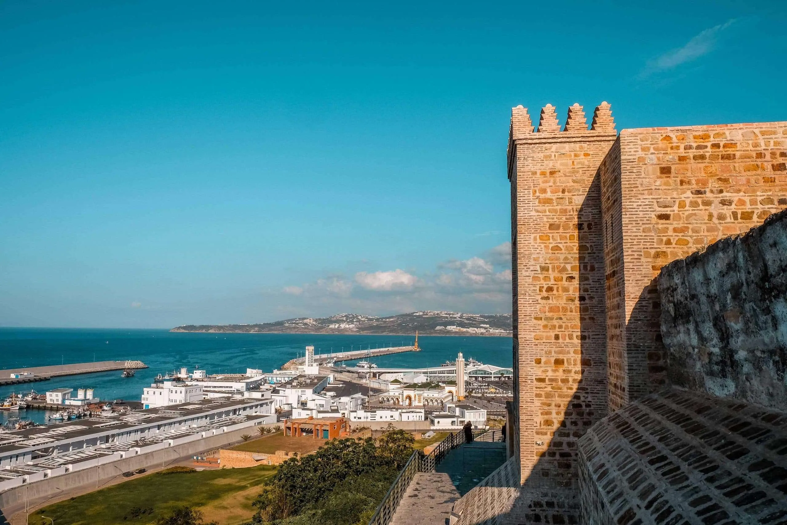 The kasbah in Tangier